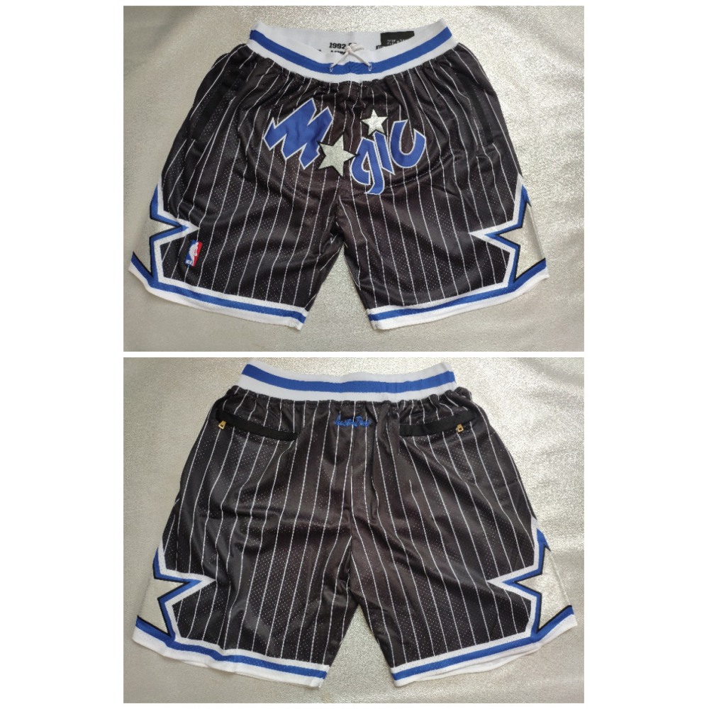 Men's Orlando Magic Black Swingman Shorts( Run Small) 1