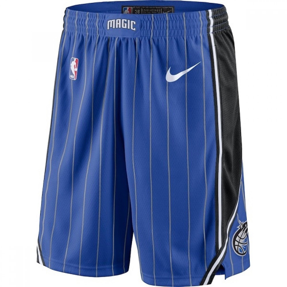 Men's Orlando Magic Blue Shorts(Run Small) 1