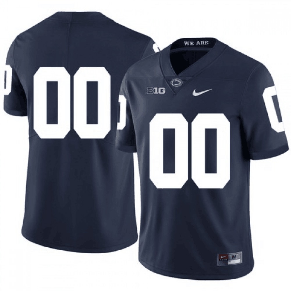 Men's Penn State Nittany Lions Active Player Custom Navy Stitched Jersey 1