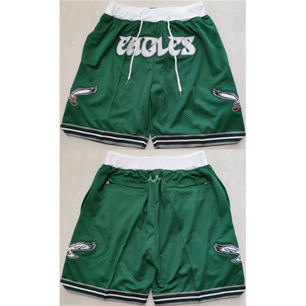 Men's Philadelphia Eagles Green Shorts (Run Small) 1