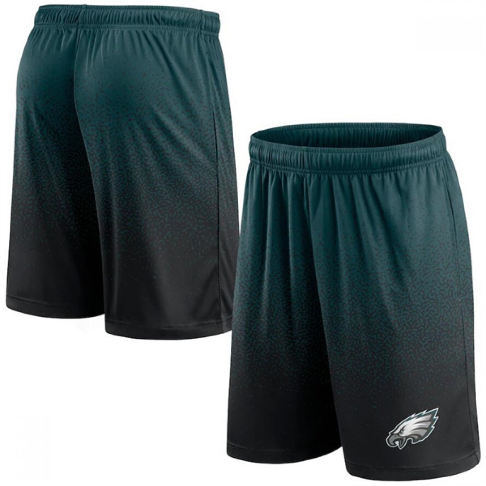 Men's Philadelphia Eagles Midnight Green/Black Ombre Shorts 1