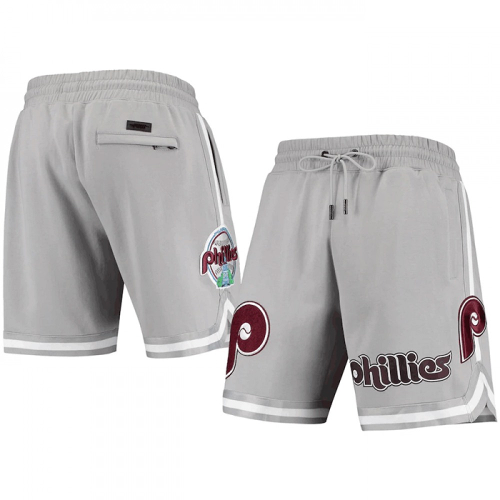 Men's Philadelphia Phillies Grey Shorts 1