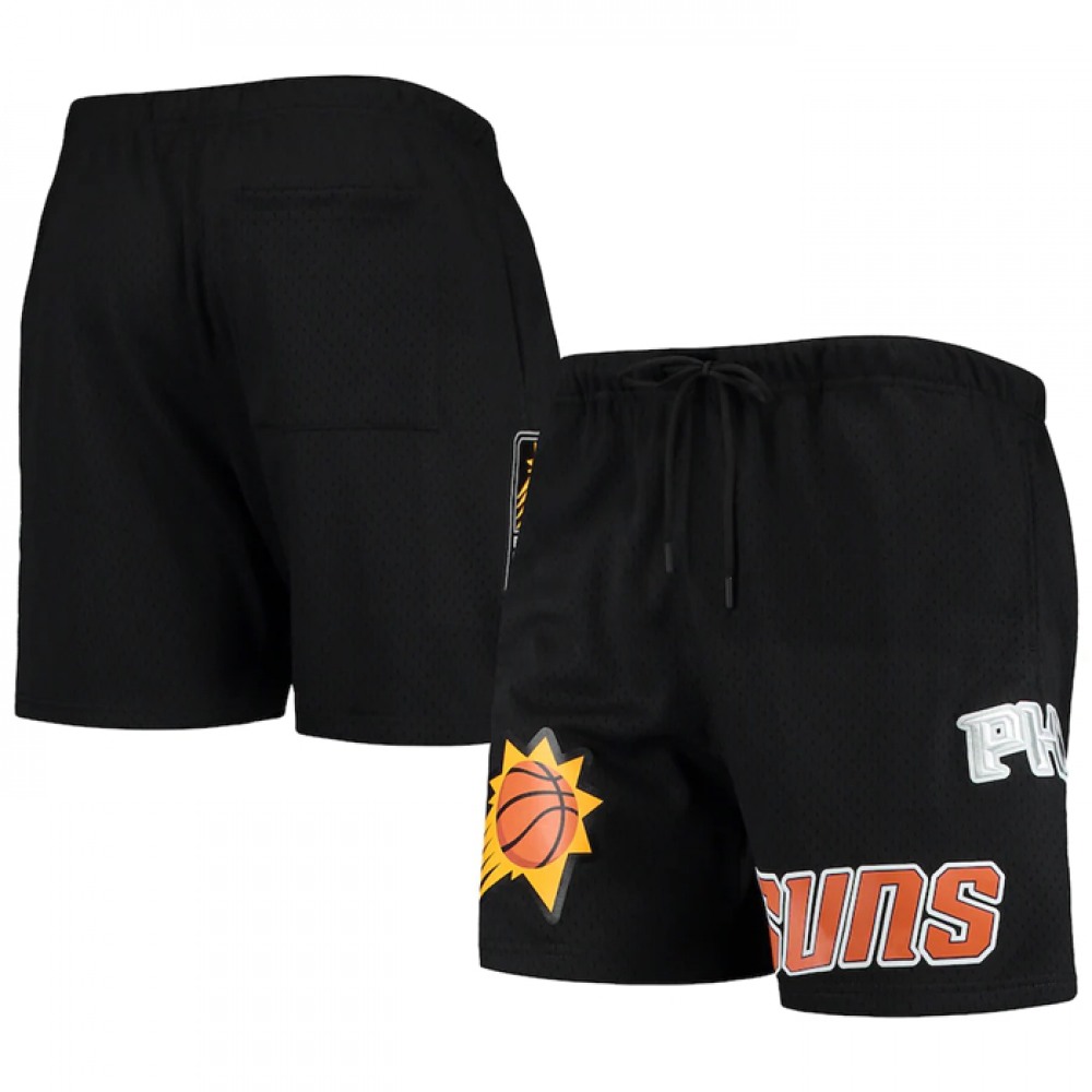 Men's Phoenix Suns Black Chenille Shorts 1