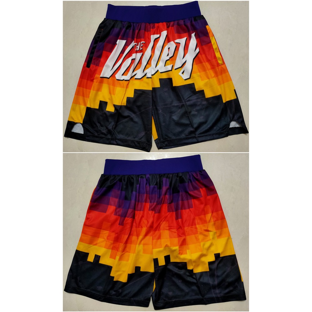 Men's Phoenix Suns Black Shorts(Run Small) 1
