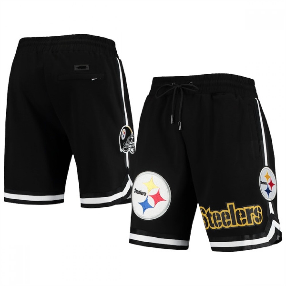 Men's Pittsburgh Steelers Black Shorts 1