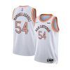 Men's San Antonio Spurs #54 Sandro Mamukelashvili White 2023/24 City Edition Stitched Basketball Jersey
