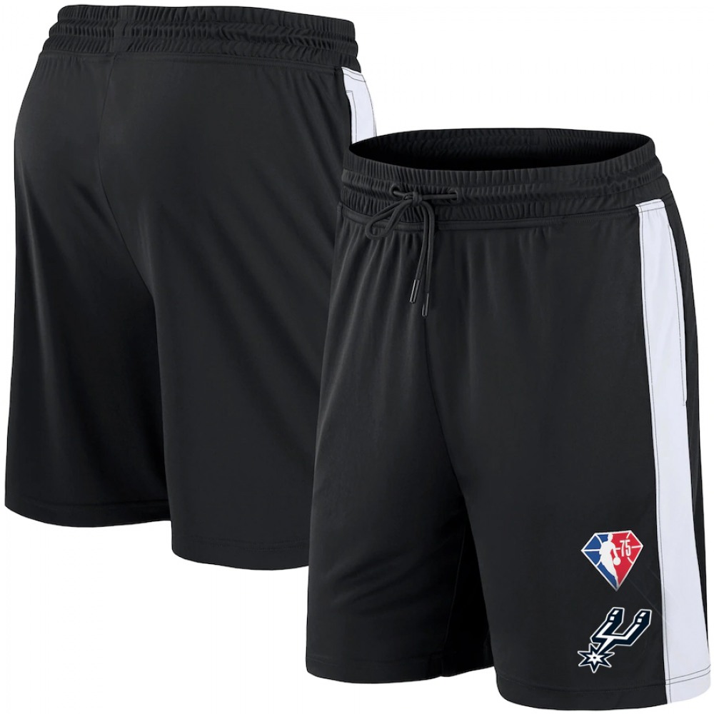 Men's San Antonio Spurs Black Shorts 1