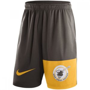 Men's San Diego Padres Brown Cooperstown Collection Dry Fly Shorts