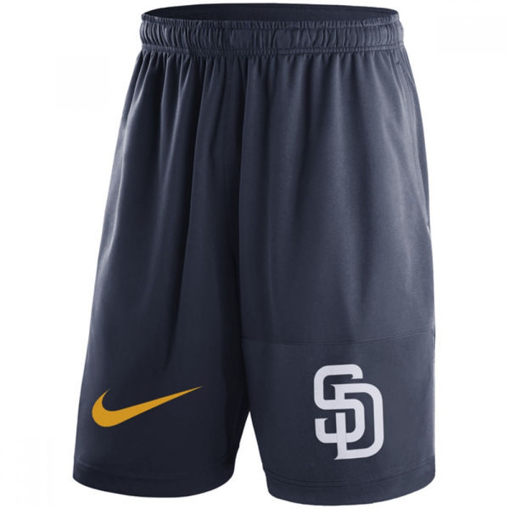 Men's San Diego Padres Navy Dry Fly Shorts 1