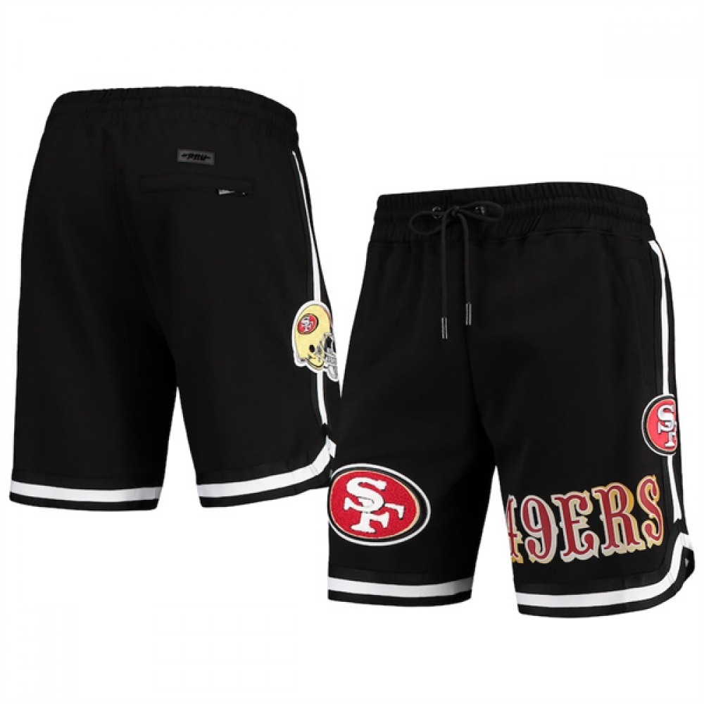 Men's San Francisco 49ers Black Shorts 1