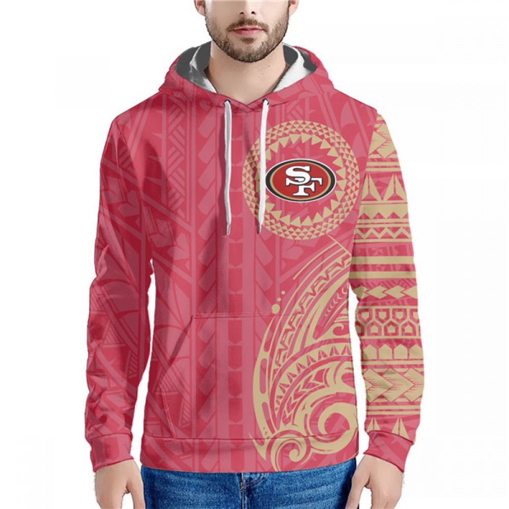 Men's San Francisco 49ers Red Hoodie 1