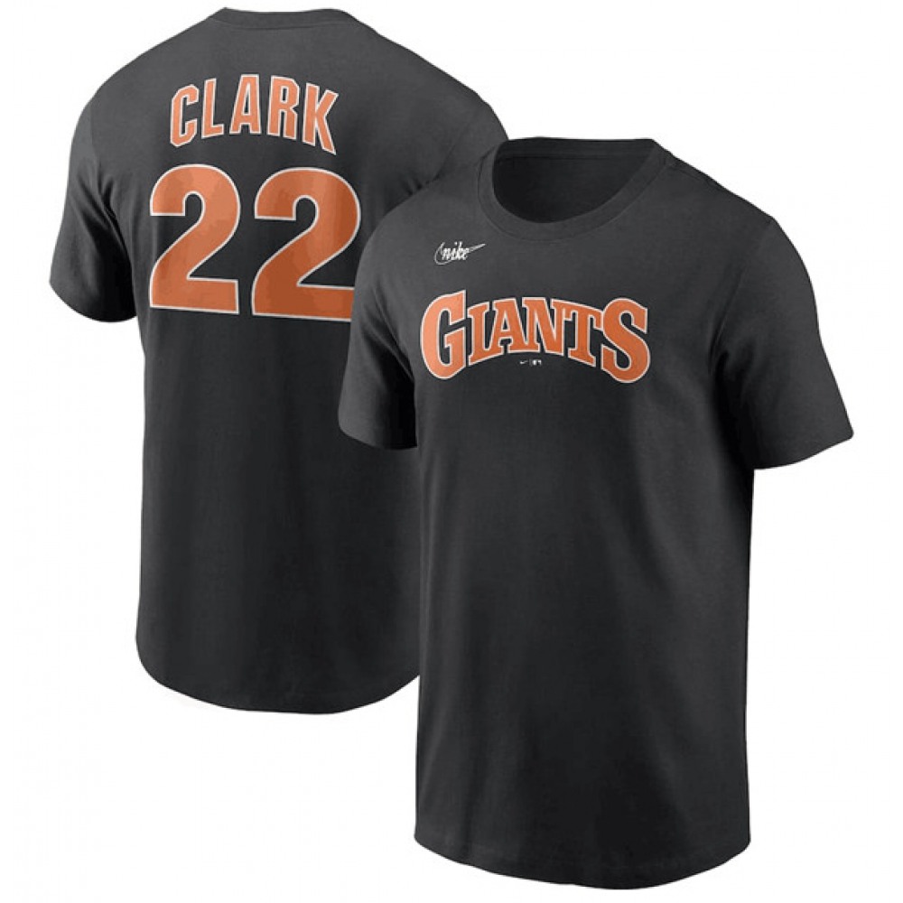 Men's San Francisco Giants #22 Will Clark MLB T-Shirt 1