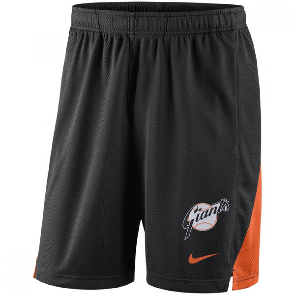Men's San Francisco Giants Black Franchise Performance Shorts 1