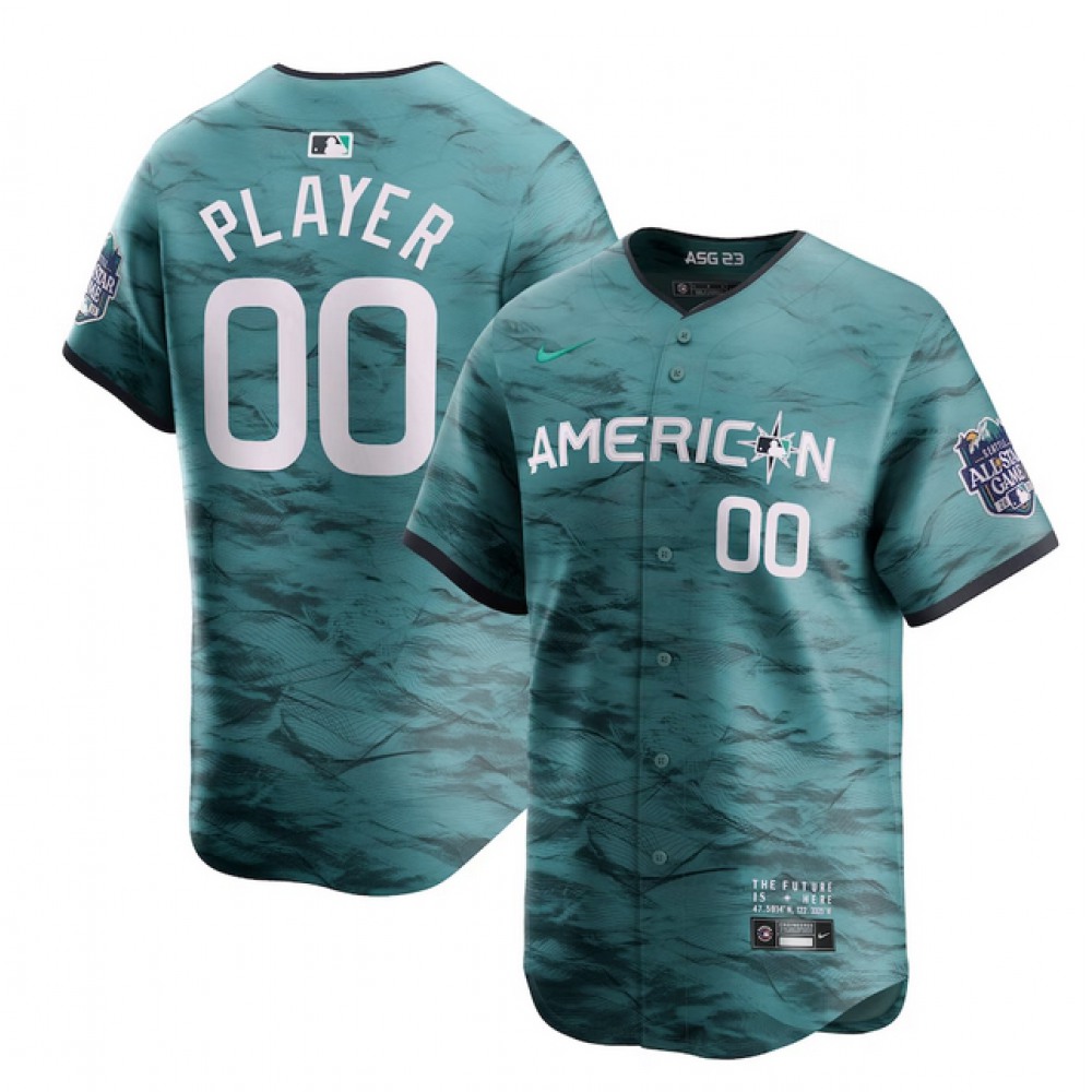 Men's Seattle Mariners ACTIVE Player Custom Teal 2023 All-star Cool Base With Patch Stitched Baseball Jersey 1