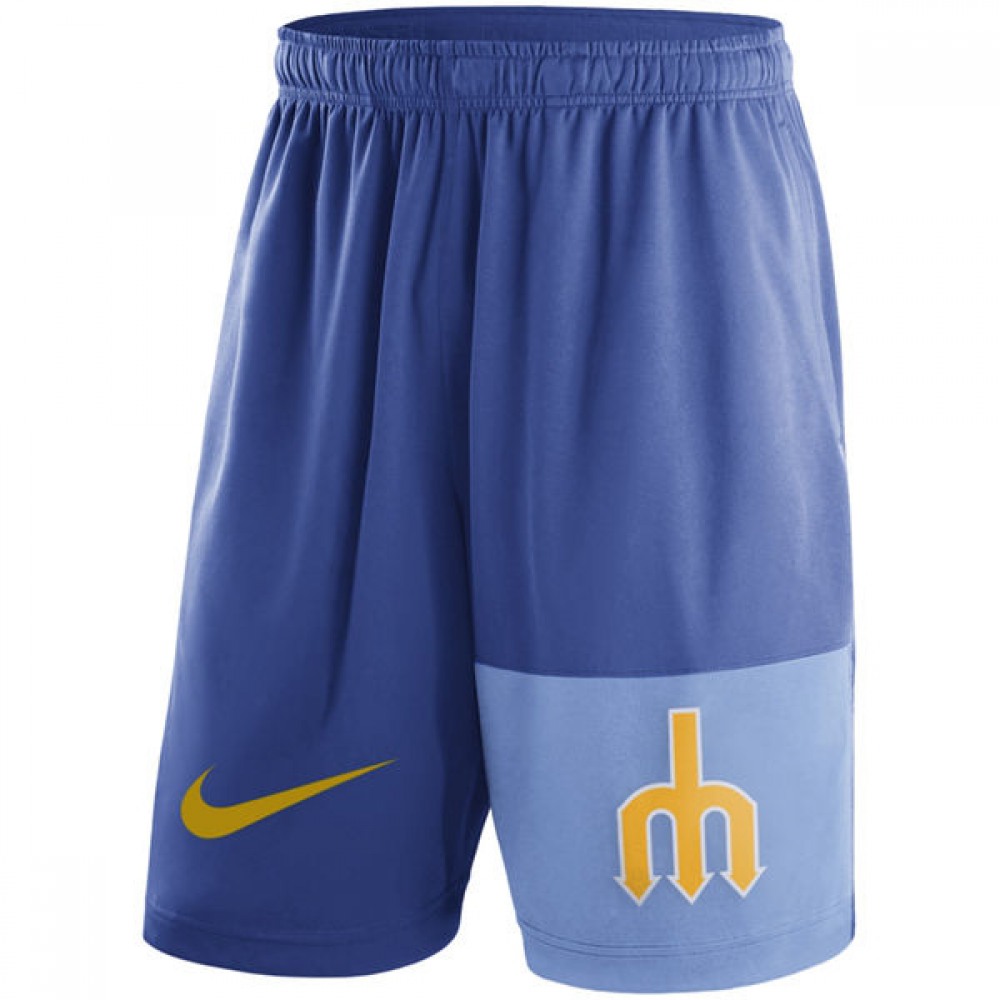 Men's Seattle Mariners Royal Cooperstown Collection Dry Fly Shorts 1