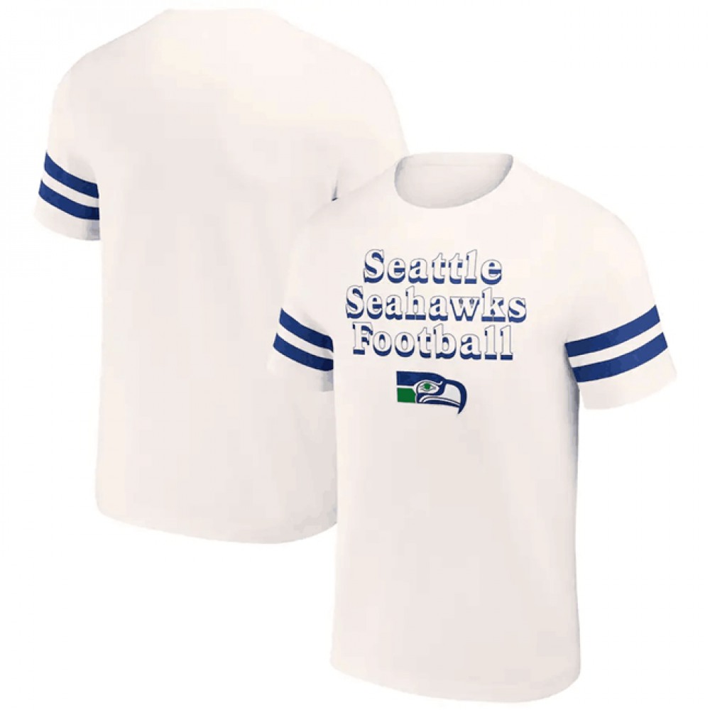 Men's Seattle Seahawks Cream x Darius Rucker Collection Vintage T-Shirt 1