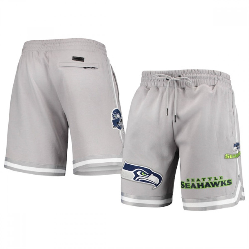 Men's Seattle Seahawks Gray Shorts 1