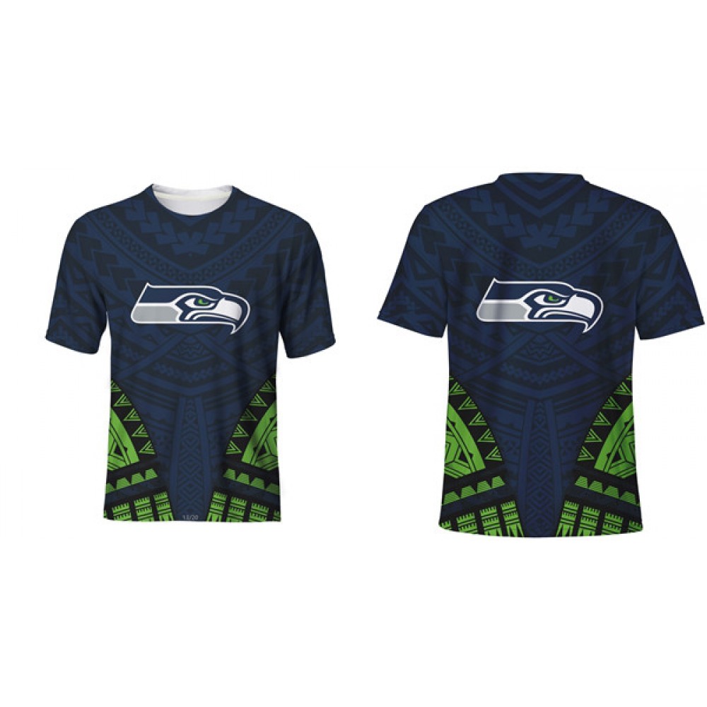 Men's Seattle Seahawks Navy T-Shirt 1