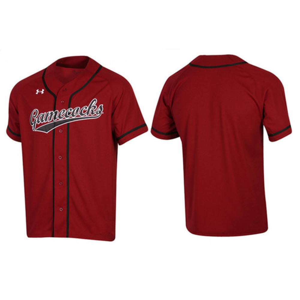 Men's South Carolina Fighting Gamecocks Red Stitched Jersey 1