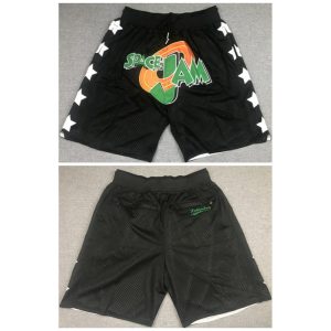 Men's Space Jam Tune Squad Black Shorts (Run Small)