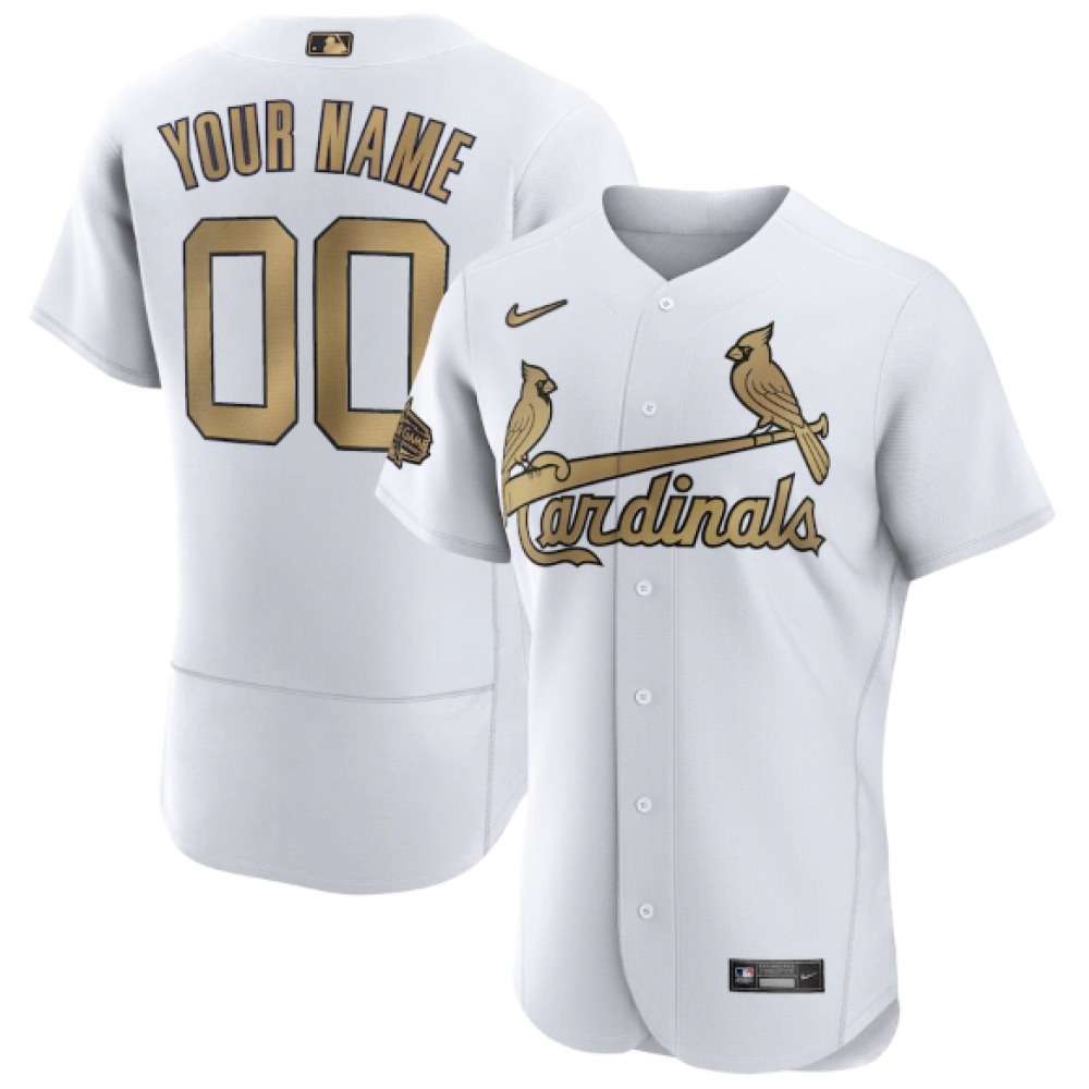 Men's St. Louis Cardinals ACTIVE Player Custom 2022 All-Star White Flex Base Stitched MLB Jersey 1