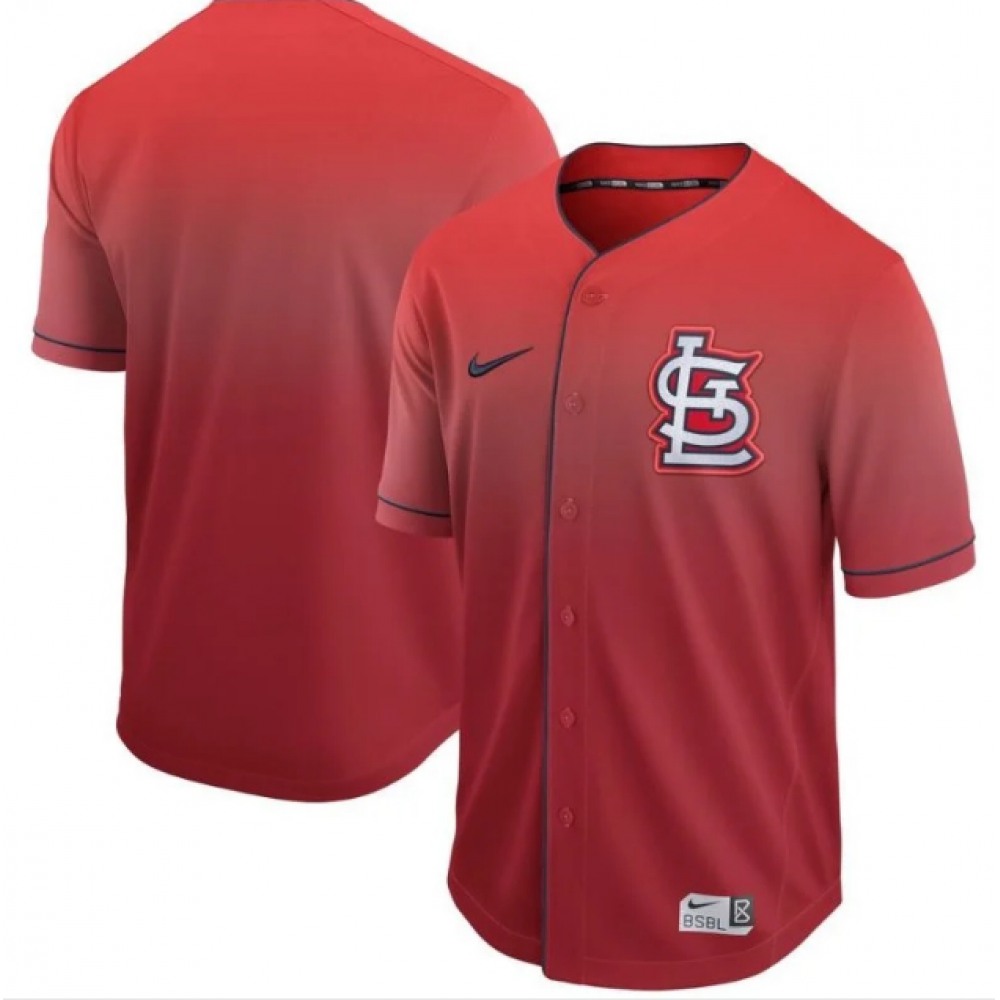 Men's St. Louis Cardinals Blank Red Cool Base Drift Edition Stitched Jersey 1