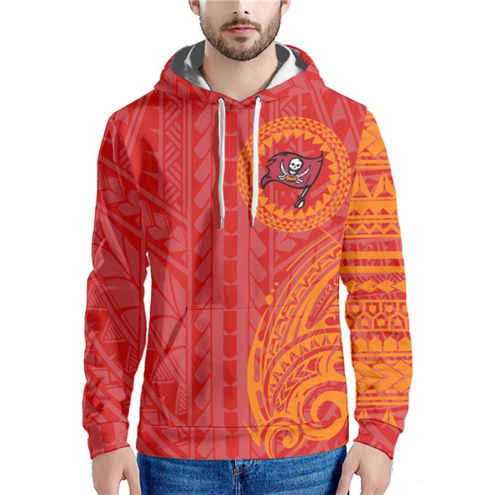 Men's Tampa Bay Buccaneers Red Hoodie 1