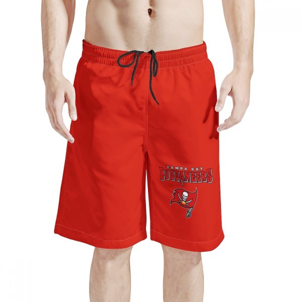 Men's Tampa Bay Buccaneers Red NFL Shorts 1