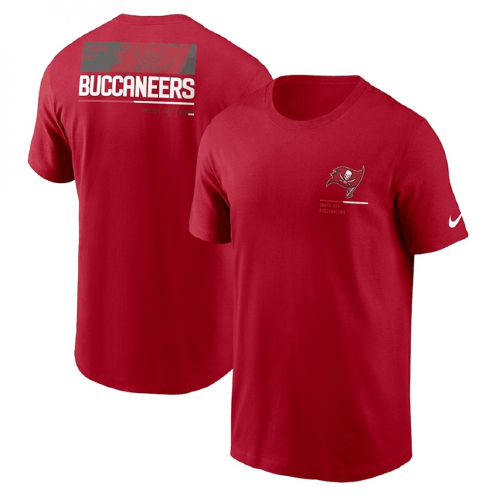 Men's Tampa Bay Buccaneers Red Team Incline T-Shirt 1
