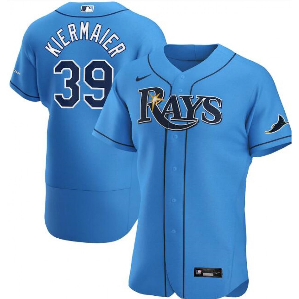 Men's Tampa Bay Rays #39 Kevin Kiermaier Blue Flex Base Stitched Jersey 1