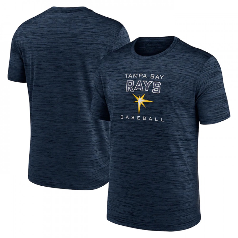 Men's Tampa Bay Rays Navy Velocity Practice Performance T-Shirt 1