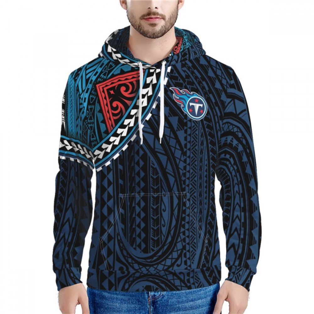 Men's Tennessee Titans Black/Blue Hoodie 1