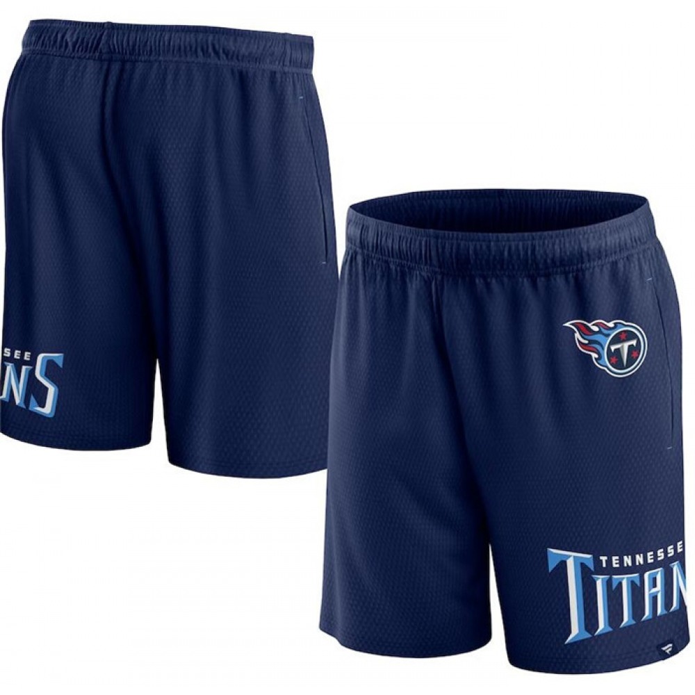 Men's Tennessee Titans Navy Shorts 1