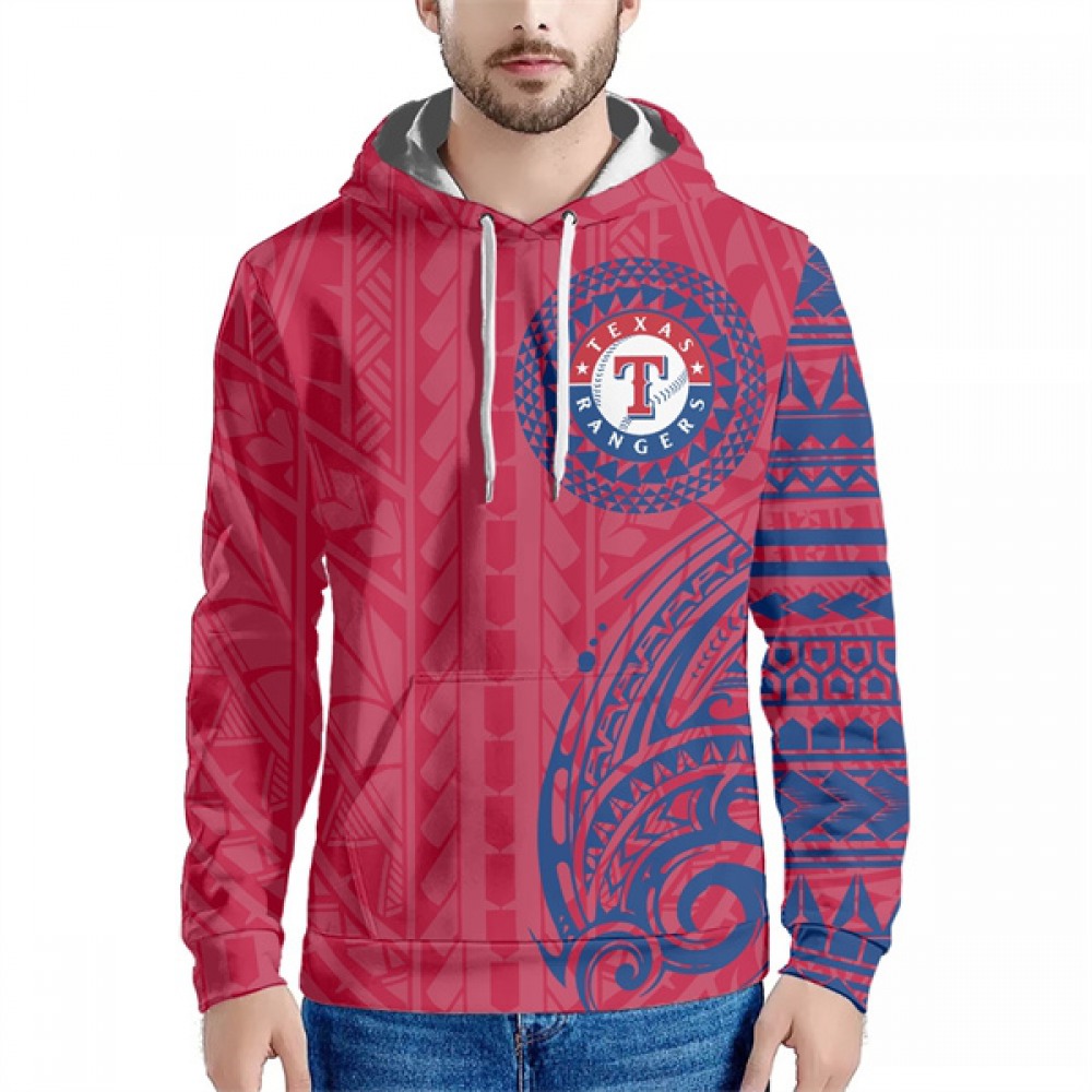 Men's Texas Rangers Red Hoodie 1