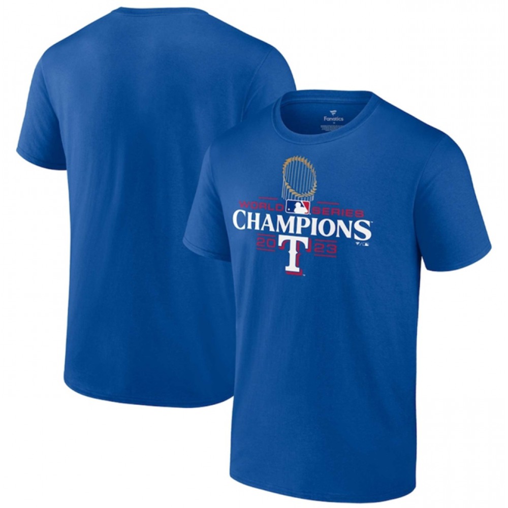 Men's Texas Rangers Royal 2023 World Series Champions T-Shirt 1