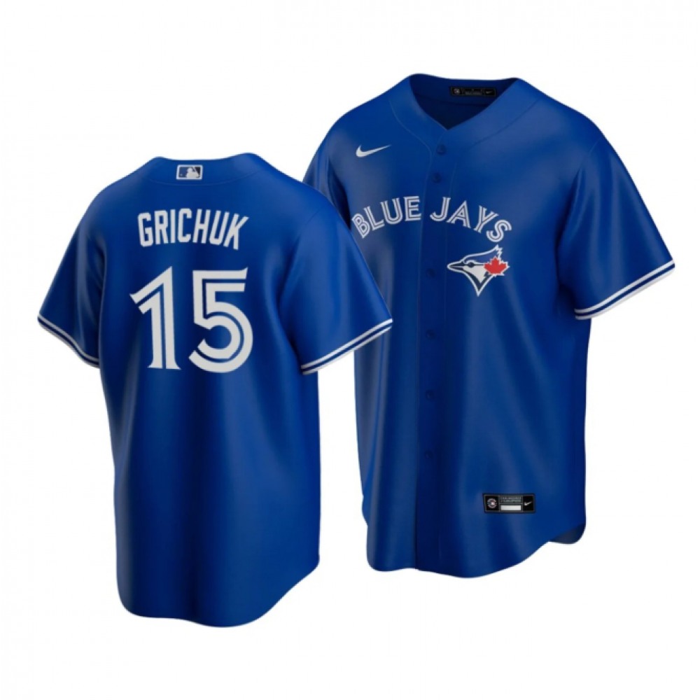 Men's Toronto Blue Jays #15 Whit Merrifield Royal Cool Base Stitched Jersey 1
