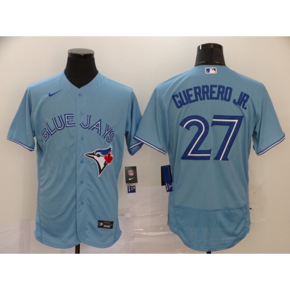 Men's Toronto Blue Jays #27 Vladimir Guerrero Jr. Royal Flex Base Stitched MLB Jersey 1
