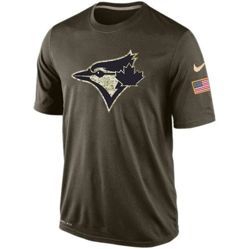 Men's Toronto Blue Jays Salute To Service Dri-FiT T-Shirt 1