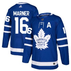 Men's Toronto Maple Leafs #16 Marner 2021 Blue Stitched NHL Jersey