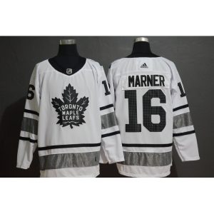 Men's Toronto Maple Leafs #16 Marner White 2019 NHL All-Star Game Jersey