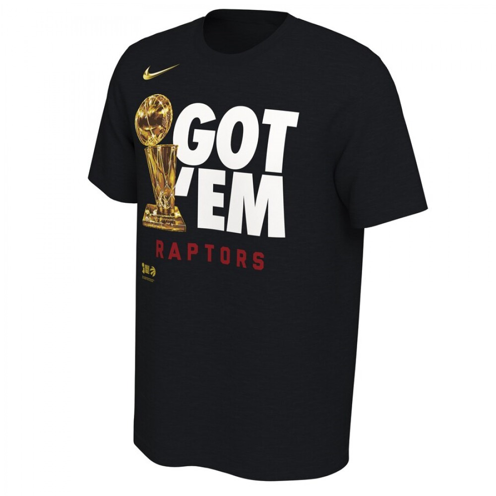 Men's Toronto Raptors Black 2019 NBA Finals Champions Celebration Parade T-Shirt 1