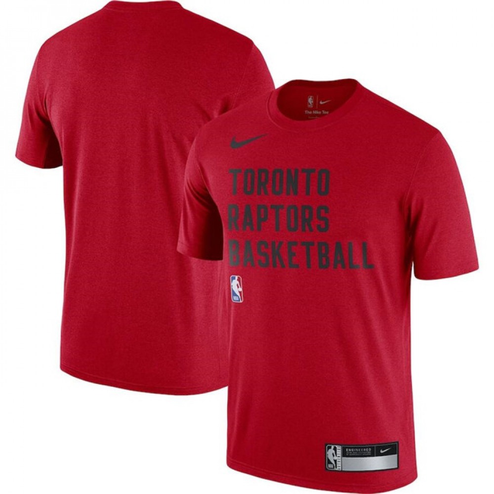 Men's Toronto Raptors Red 2023/24 Sideline Legend Performance Practice T-Shirt 1