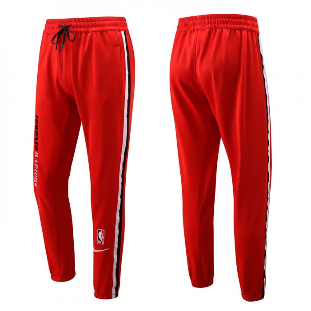Men's Toronto Raptors Red Performance Showtime Basketball Pants 1