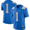 Men's UCLA Bruins Customized Blue Stitched Jersey