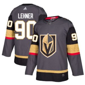 Men's Vegas Golden Knights #90 Robin Lehner Gray Stitched NHL Jersey