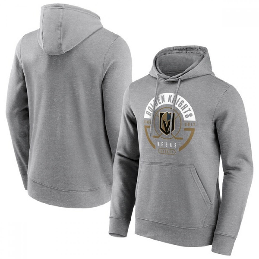 Men's Vegas Golden Knights Grey Block Party Hoodie 1