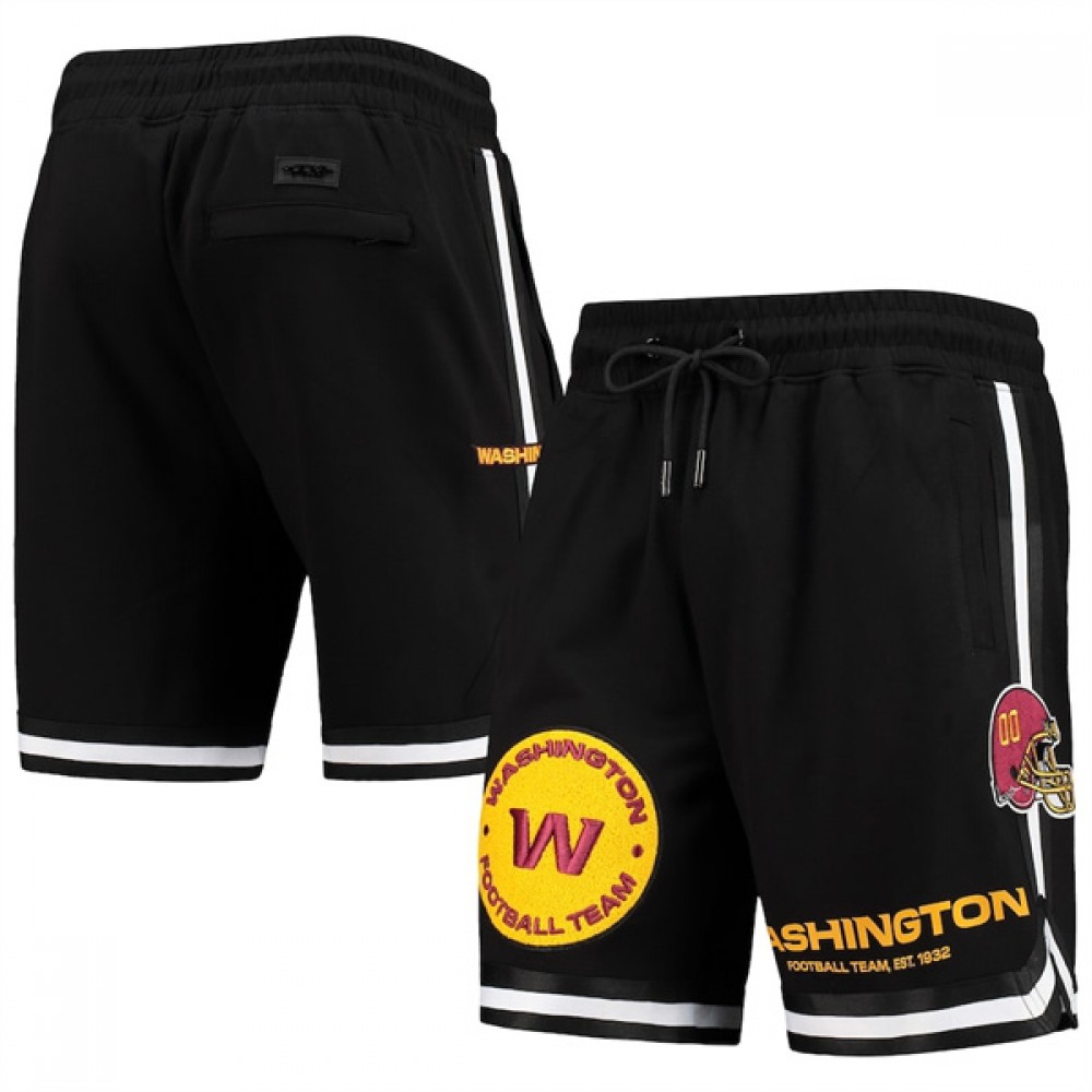 Men's Washington Commanders Black Shorts 1
