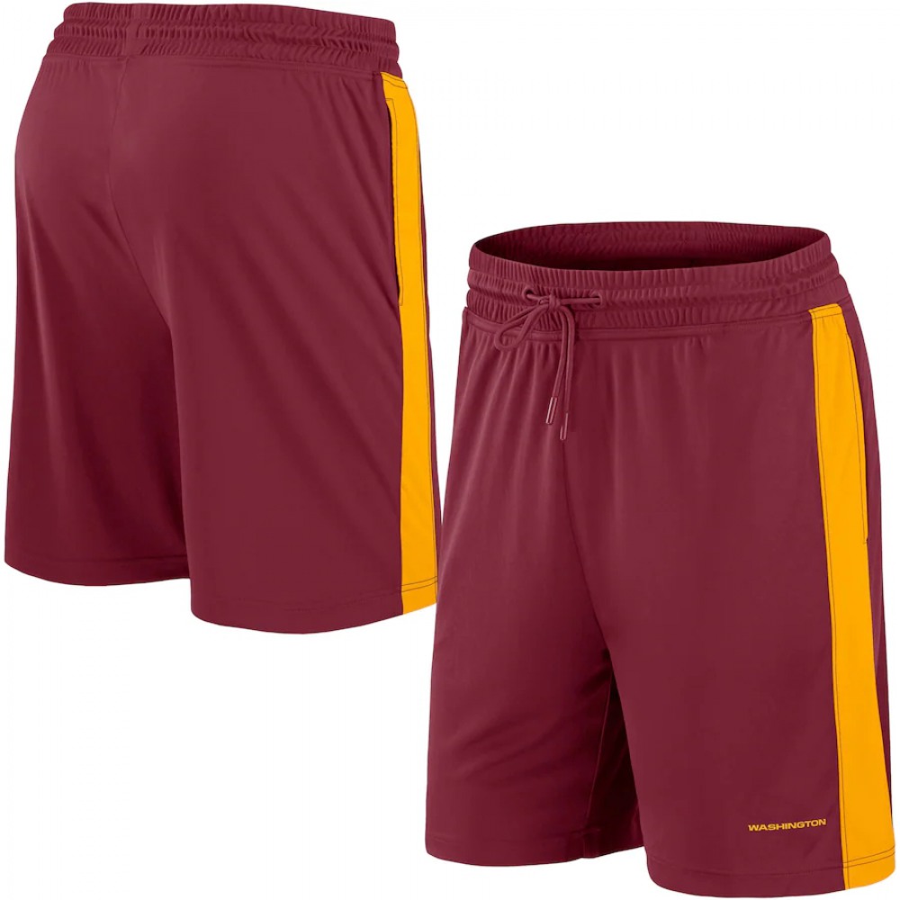 Men's Washington Commanders Burgundy Performance Shorts 1