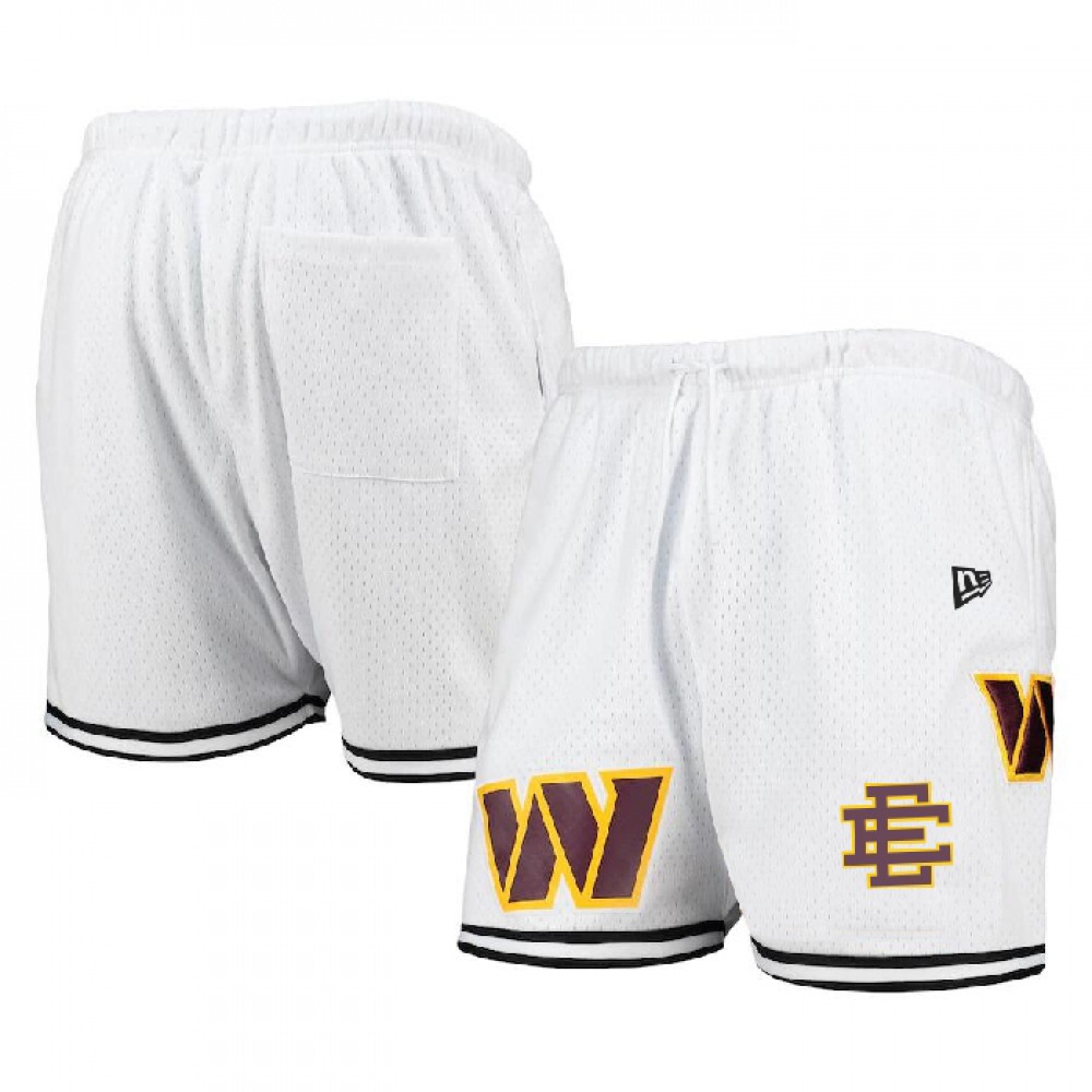 Men's Washington Commanders Pro White/Red Shorts 1