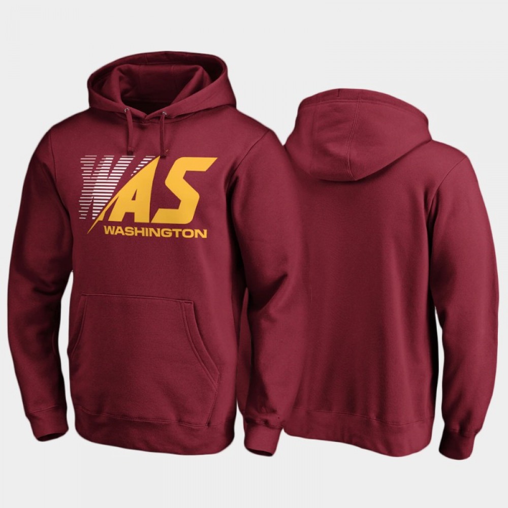 Men's Washington Football Team 2020 Burgundy Pullover Hoodie 1